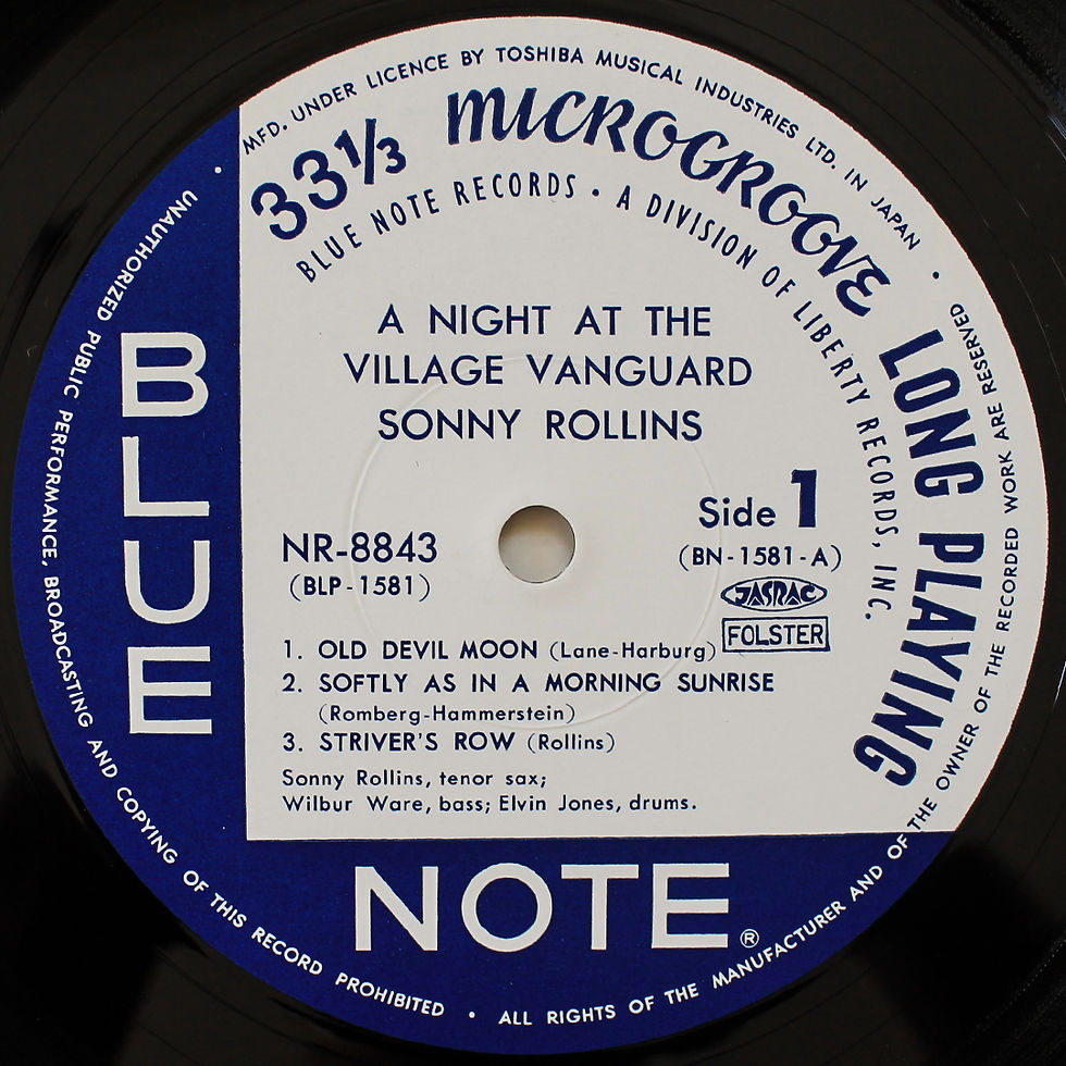 Thumbnail: Sonny Rollins - A Night At The "Village Vanguard"