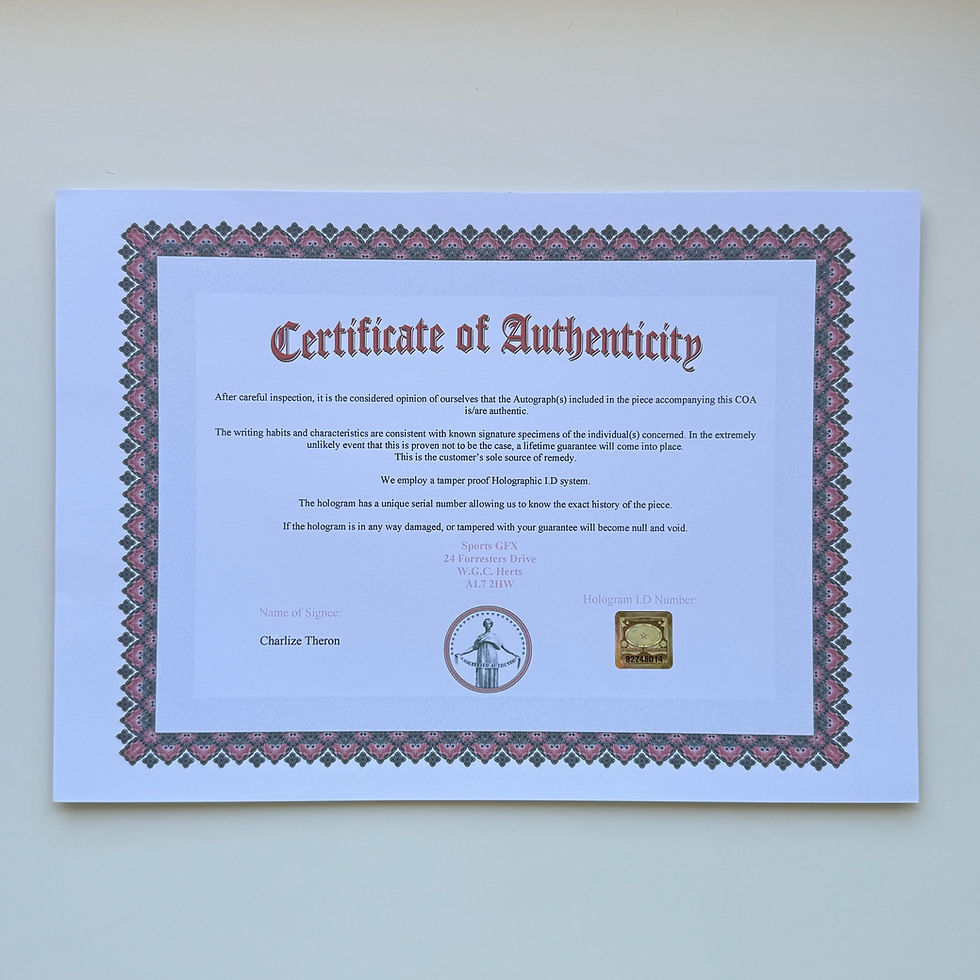 Thumbnail: Charlize Theron Mad Max 20x30 cm Boyutunda El İmzalı Fotoğraf (Ömür Boyu CO