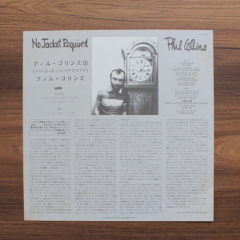 Küçük resim: Phil Collins - No Jacket Required