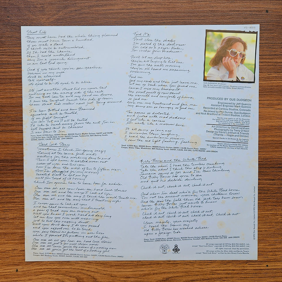 Küçük resim: Elton John – Rock Of The Westies 33'lük LP PLAK