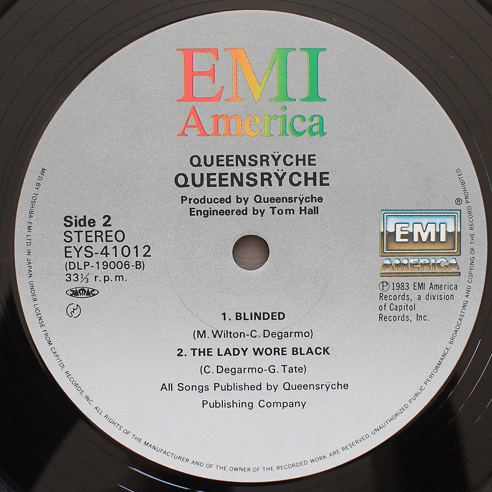 Küçük resim: Queensrÿche - Queensrÿche 33'lük LP PLAK