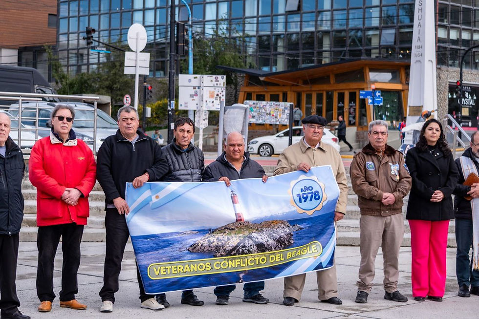 LA MUNICIPALIDAD DE USHUAIA PARTICIPÓ DEL ACTO POR EL DÍA DEL VETERANO DEL CONFLICTO EN EL CANAL BEAGLE EN 1978