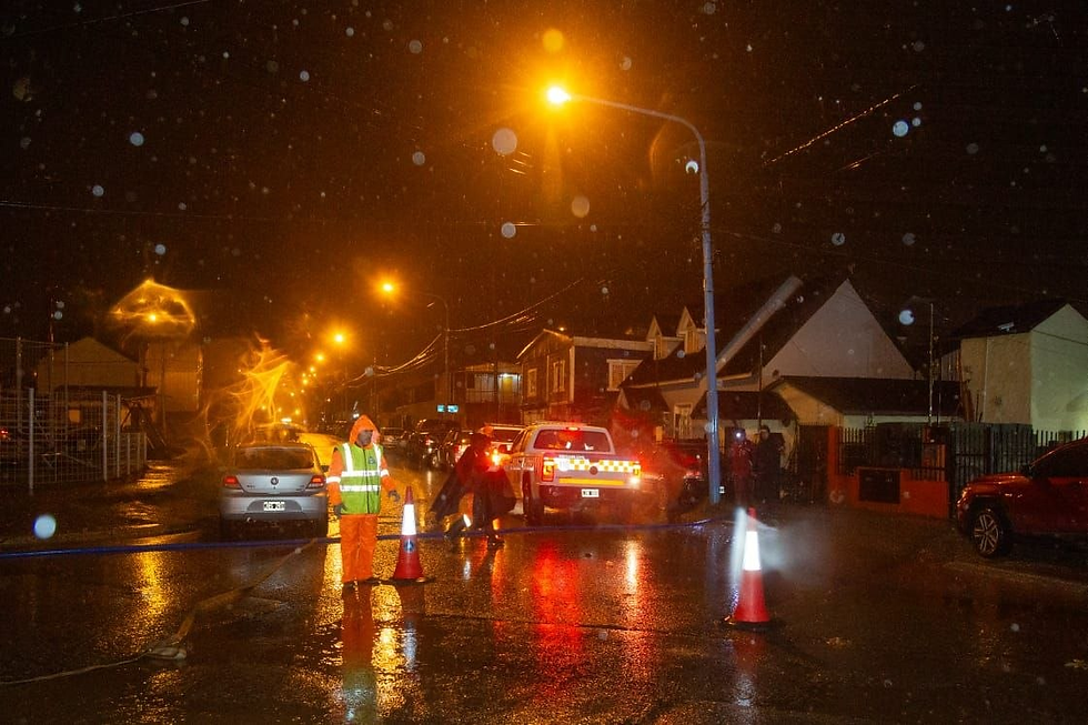 Ushuaia: La municipalidad asistió a más de 25 familias afectadas por las intensas lluvias