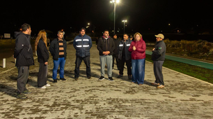 💡Ushuaia: Se realizó la primera prueba del sistema de iluminación de la pasarela Fique