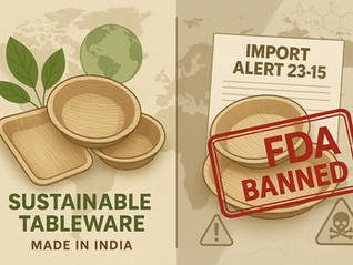 US FDA Ban on Areca Palm Leaf Tableware: Implications for India and the Global Green Economy