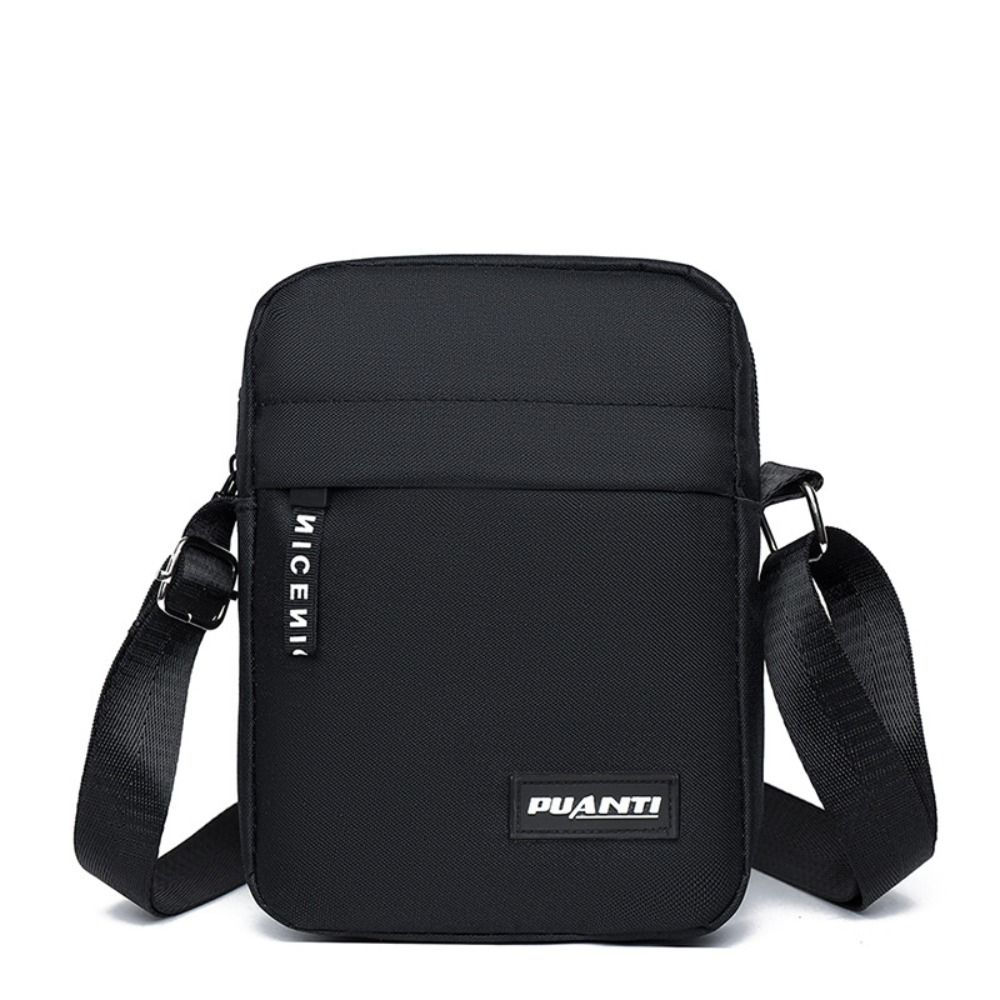 Mini Nylon Shoulder Bag Men Solid Color Crossbody Bag Casual and Fashionable Ret