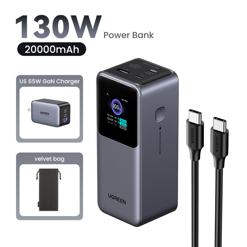 תמונה ממוזערת: UGREEN Nexode 200W 25000mAh סוללת גיבוי ניידת עם PD וסולל�