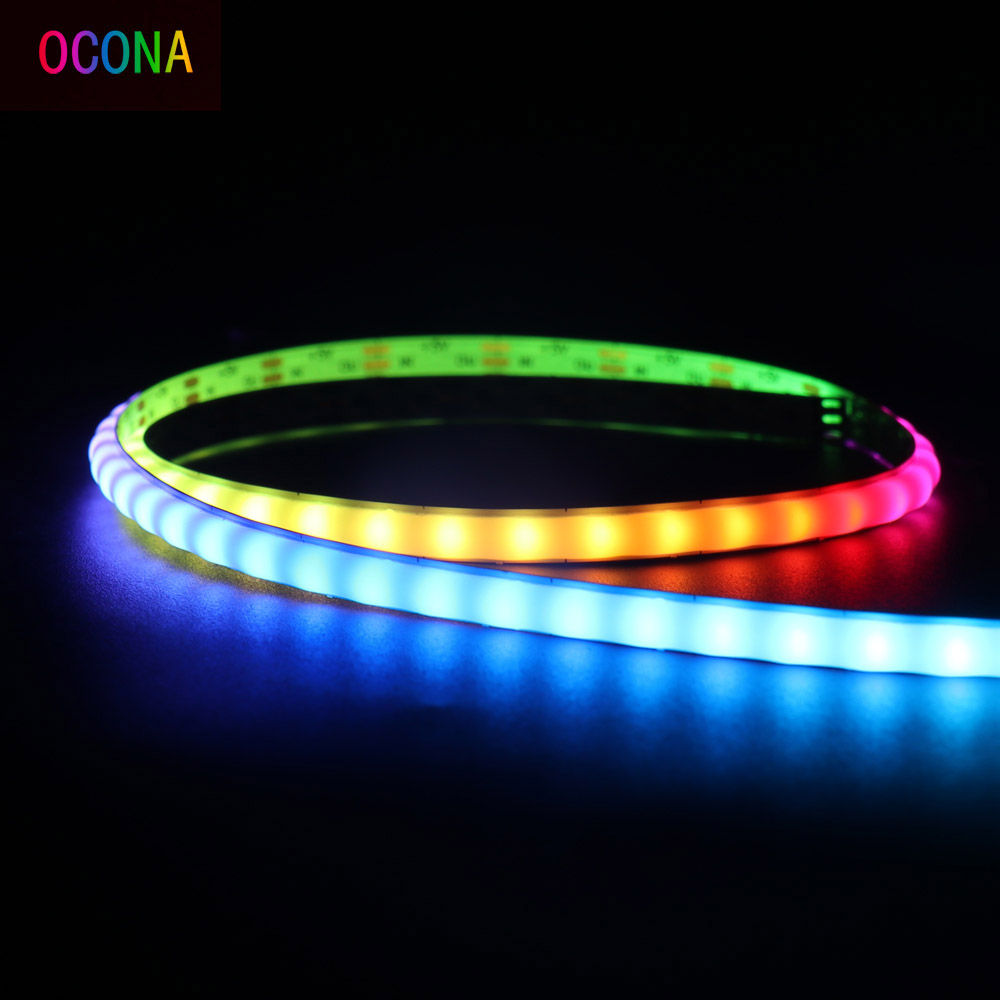 COB Smart LED Strip Light DC 5V 12V Individually Addressable 160LED Dream Colour