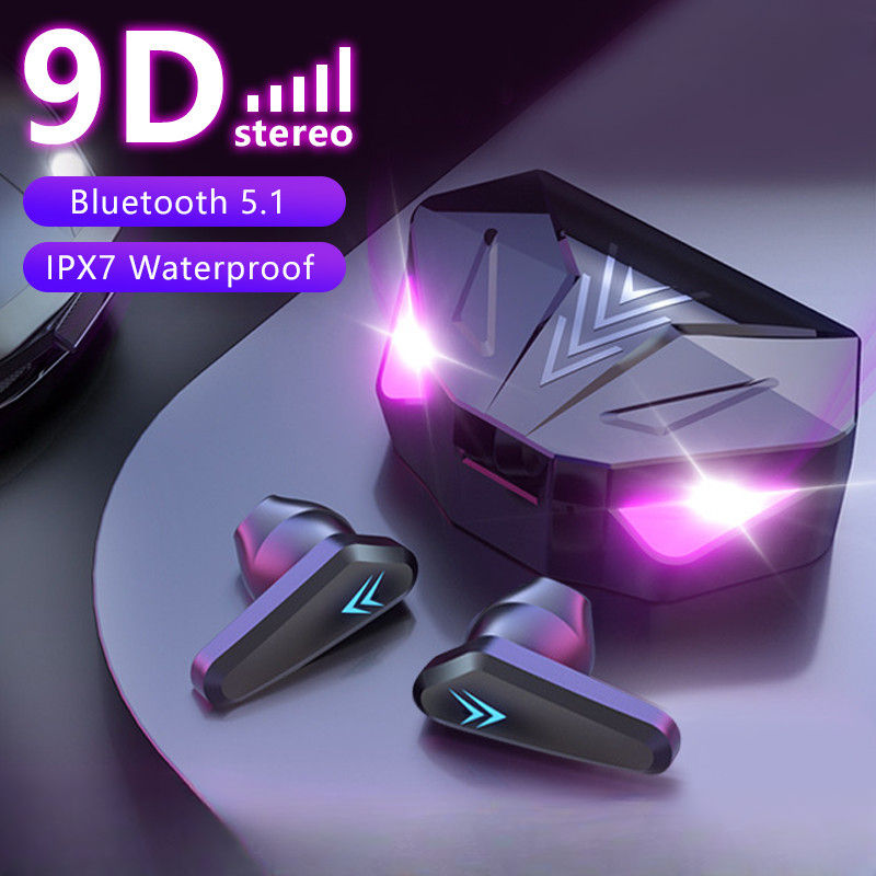 אוזניות AIR X15 חדשות Bluetooth אוזניות גיימר אלחוטיות 65ms אוזניות עם חביון נמו