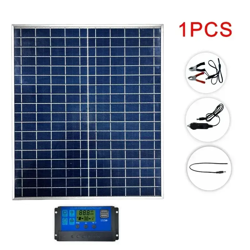 תמונה ממוזערת: ערכת בנק כוח פוטו-וולטאי 1000W 12V מטען סוללות מ�