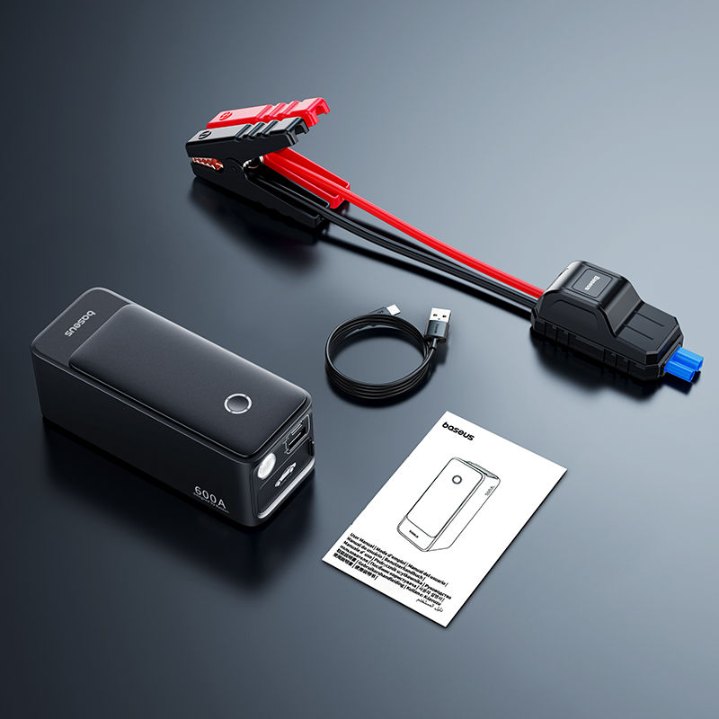 תמונה ממוזערת: Baseus 600A קפיצת Starter 6000mAh מטען סוללות לרכב חירום