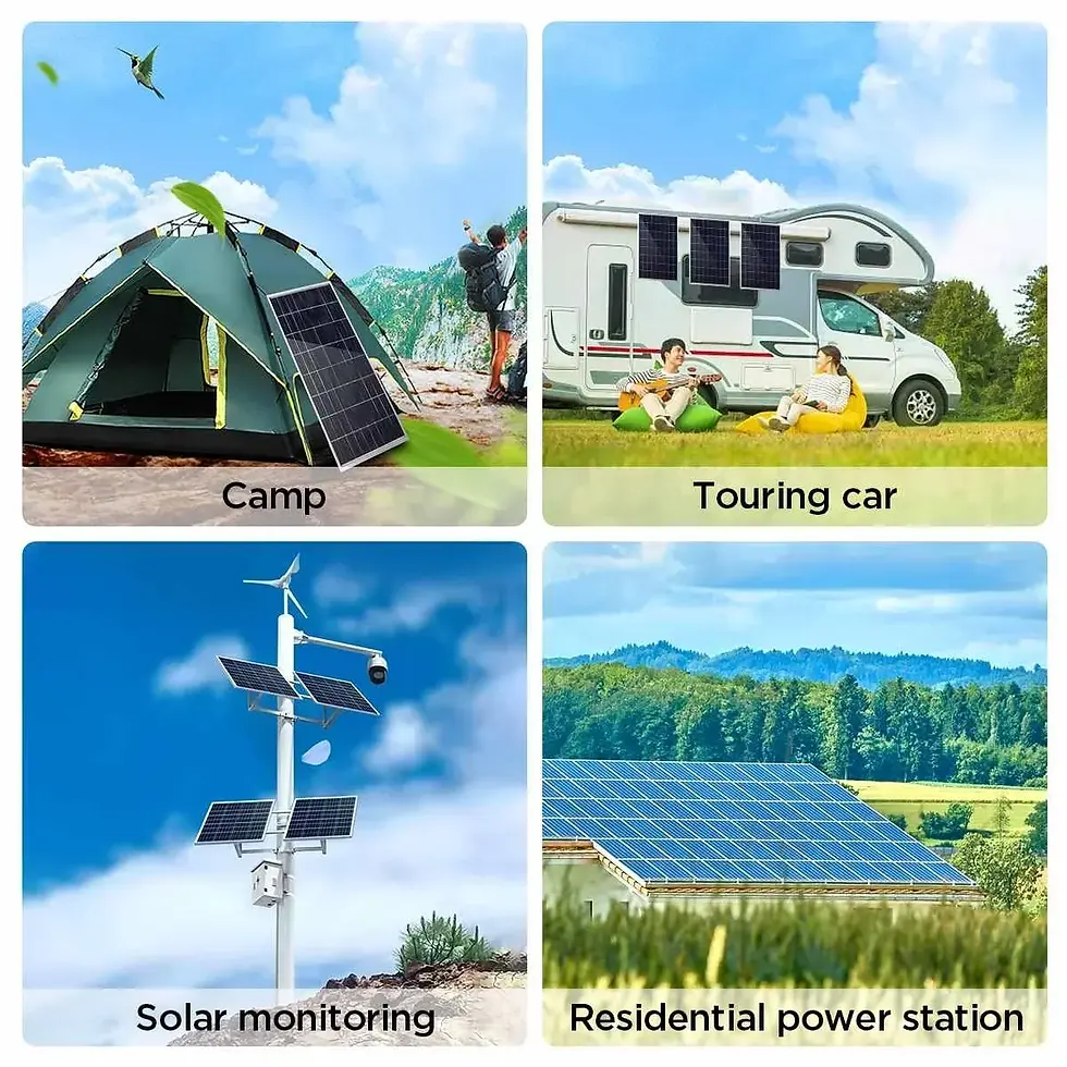 תמונה ממוזערת: ערכת בנק כוח פוטו-וולטאי 1000W 12V מטען סוללות מ�