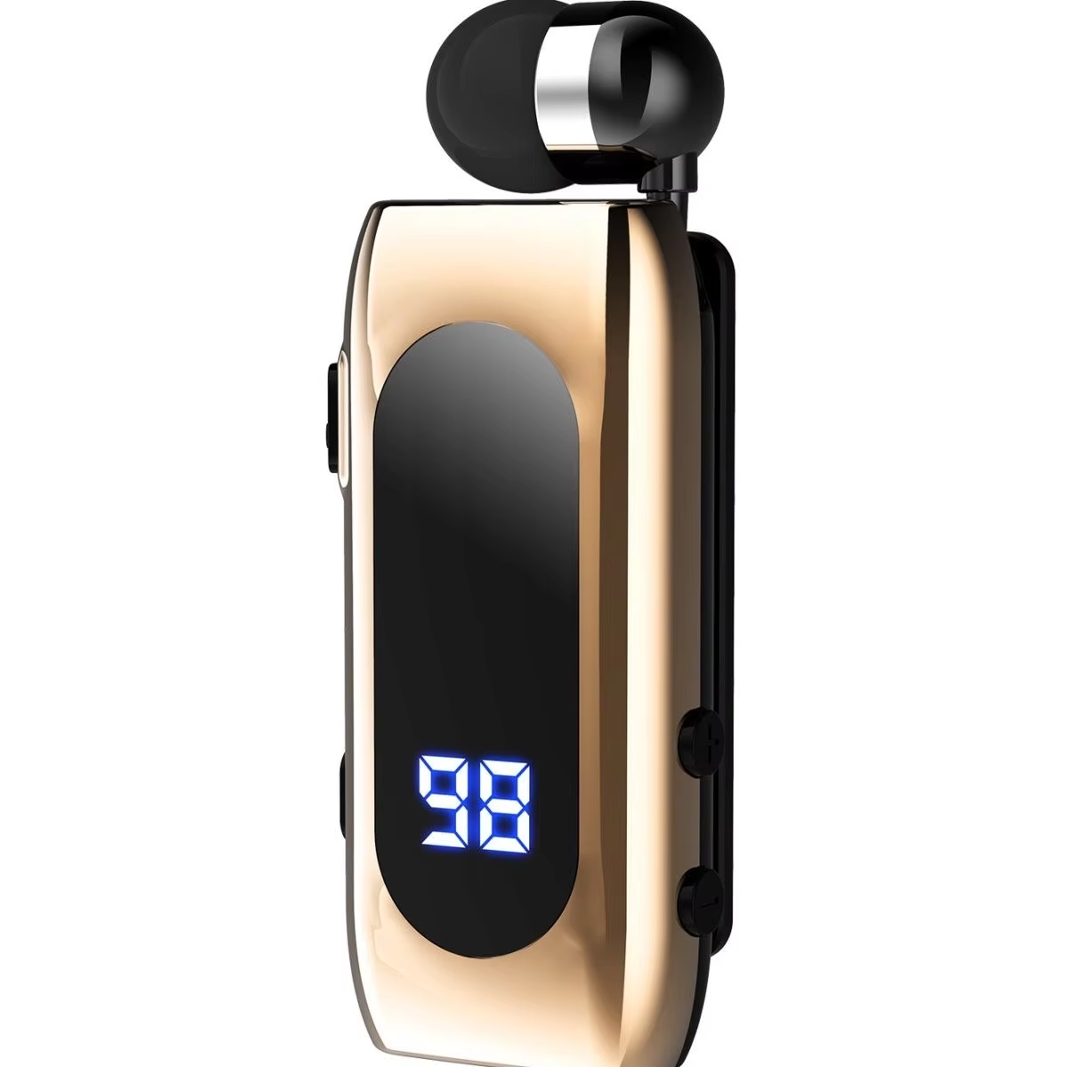 אוזניות Bluetooth עסקיות בסגנון צווארון K55 PK F920 R11 עם סוללה 20 שעות, LED די