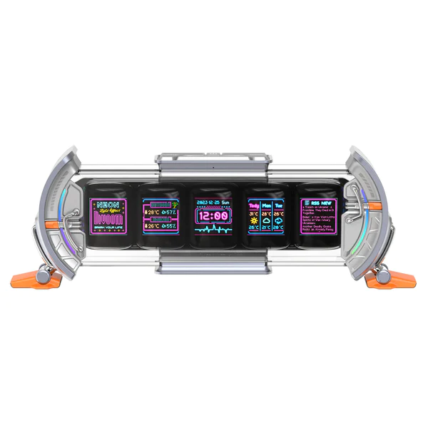 שעון דיגיטלי להתקנת חדר משחקים Divoom Times Gate עם בקרת אפליקציה חכמה, WiFi C
