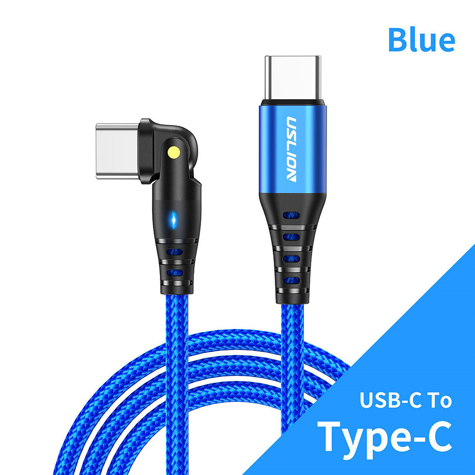 תמונה ממוזערת: 60W USB C ל-USB C כבל 3A LED סוג C כבל נתונים מהיר לטעינה