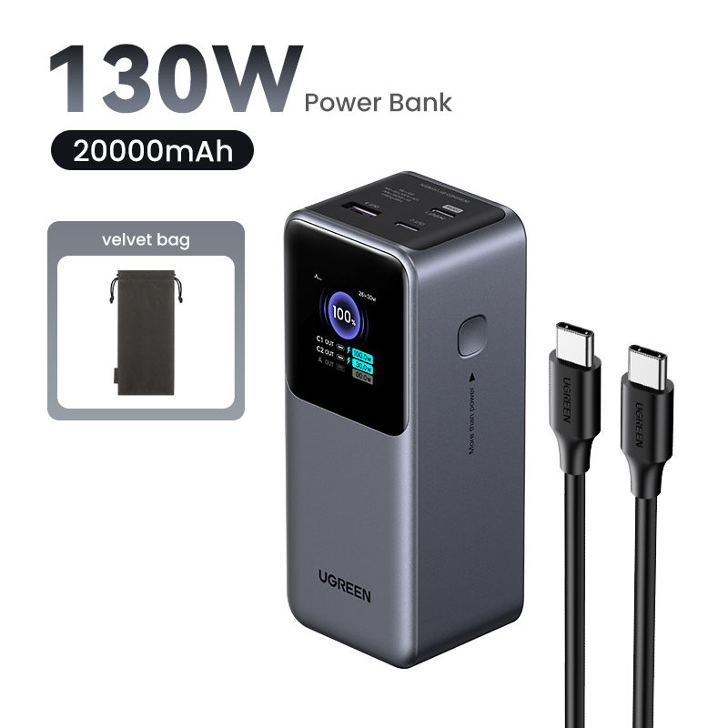 תמונה ממוזערת: UGREEN Nexode 200W 25000mAh סוללת גיבוי ניידת עם PD וסולל�