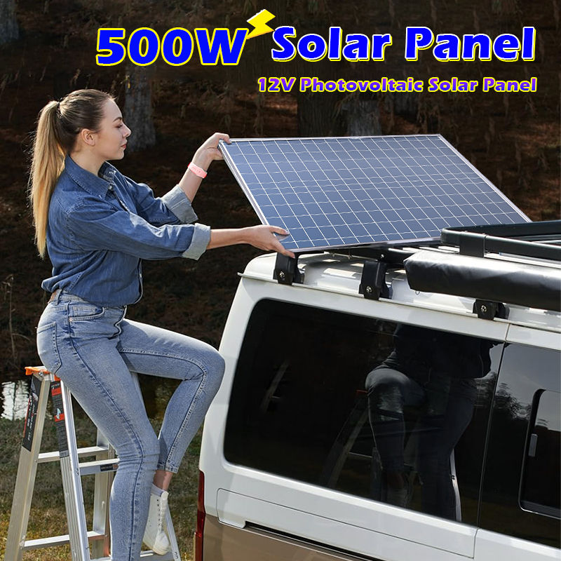 ערכת בנק כוח פוטו-וולטאי 1000W 12V מטען סוללות מ�