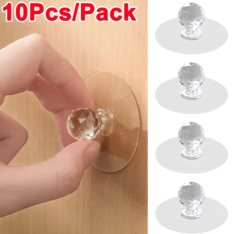 10/2Pcs אגרוף-משלוח מגירת ידיות דביק מטבח ארון �