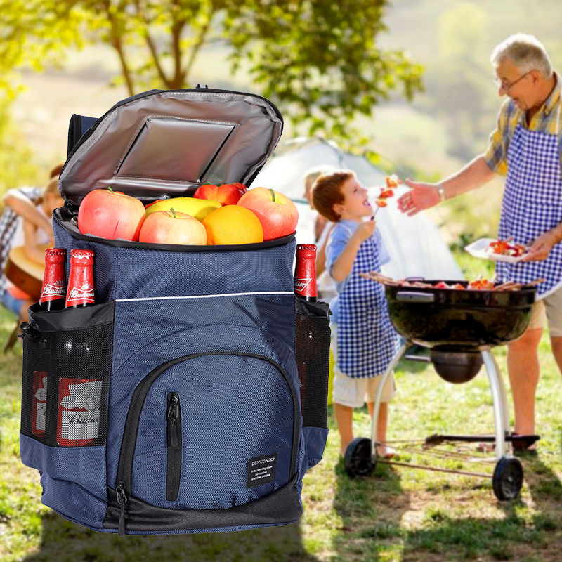 תמונה ממוזערת: DENUONISS 33L תיק קירור רך גדול 36 פחיות תיק גב תרמי מבודד תיק Trave