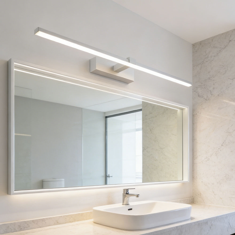 מראה איפור מודרנית LED קיר אור לחדר אמבטיה מר�