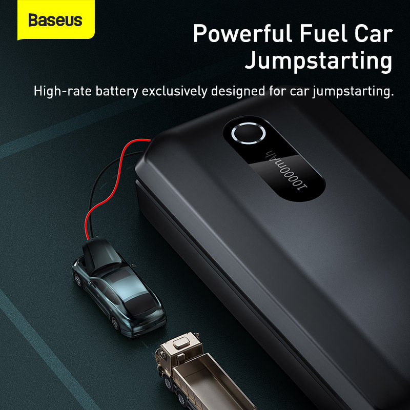 תמונה ממוזערת: Baseus מכשיר התנעה לרכב 1000A Jumpstarter Auto Buster חירום �
