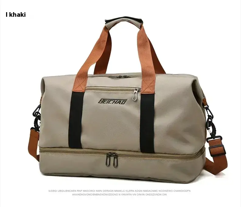 תמונה ממוזערת: Large Capacity Travel Gym Bag Short-distance Luggage Portable Fitness Bags Shoul