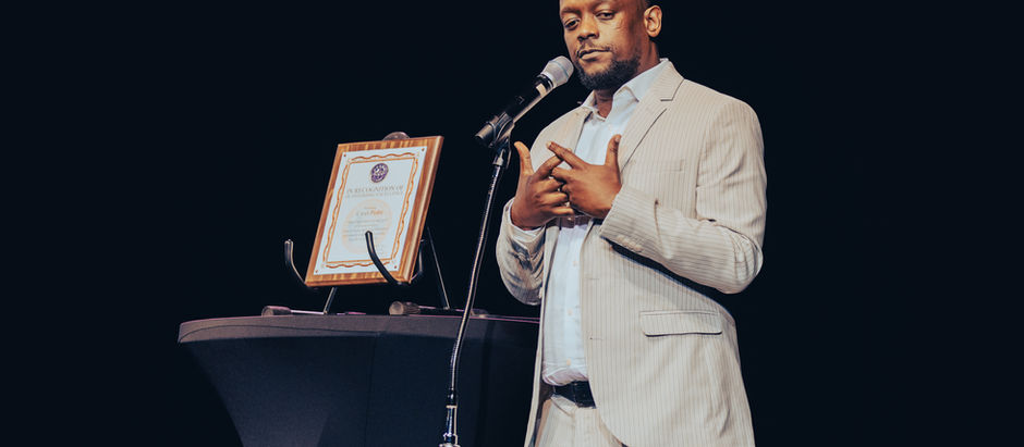 I was recognized for media excellence in North Miami Beach