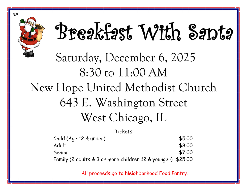 Breakfast with Santa/ Desayuno con Santa