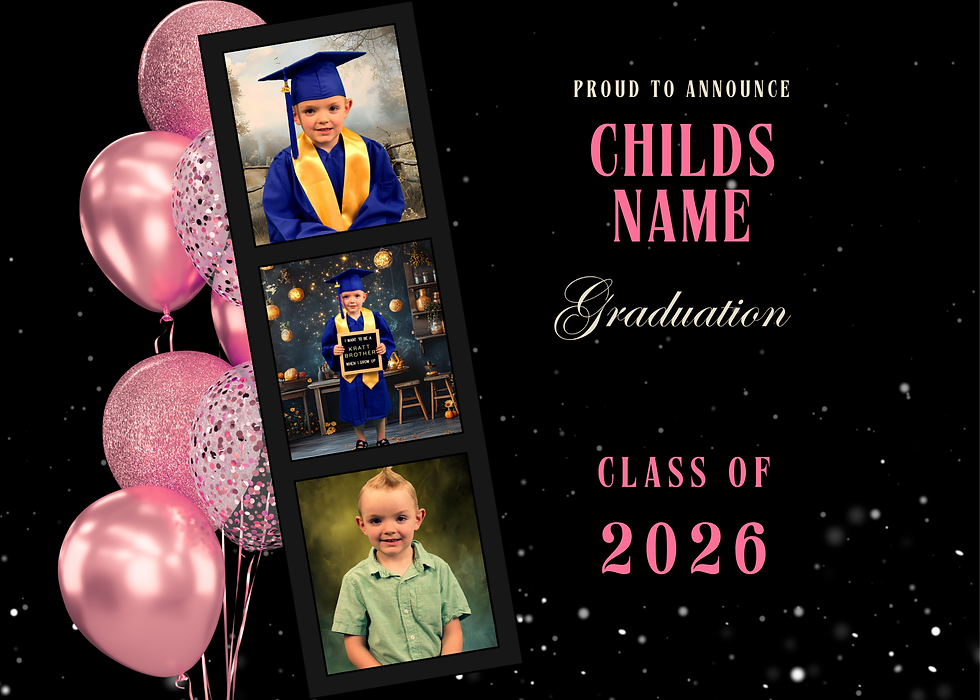 Thumbnail: Balloon Celebration Graduation Announcements (set of 10)