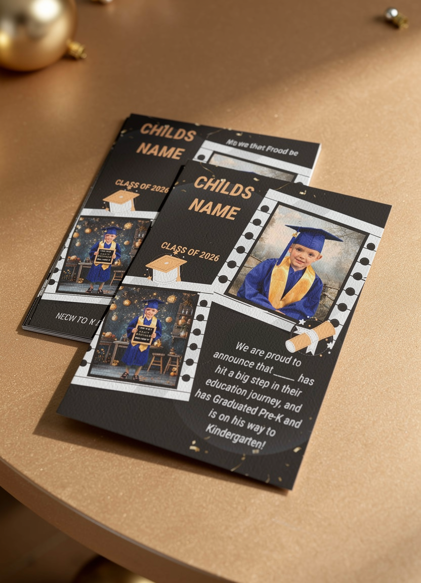 Thumbnail: School Paper Graduation Announcements (set of 10)