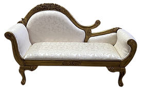 Cream Victorian Chaise
