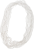 White Faux Pearl Strands