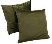 Moss Green Velvet Pillows