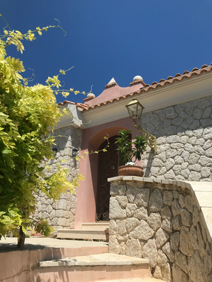 Villa, Lakones, Corfu, Greece, Design, Architecture, Construction, Stone, Traditional
