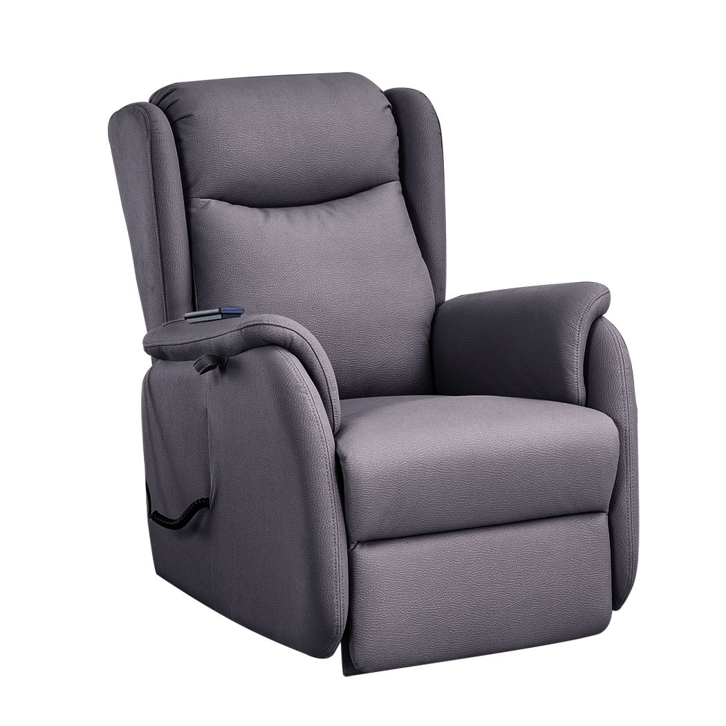 Hobart Electric Recliner Lift Chair Ash Black