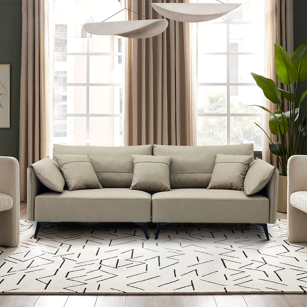 Thumbnail: Lucas 3 Seater Sofa Camel