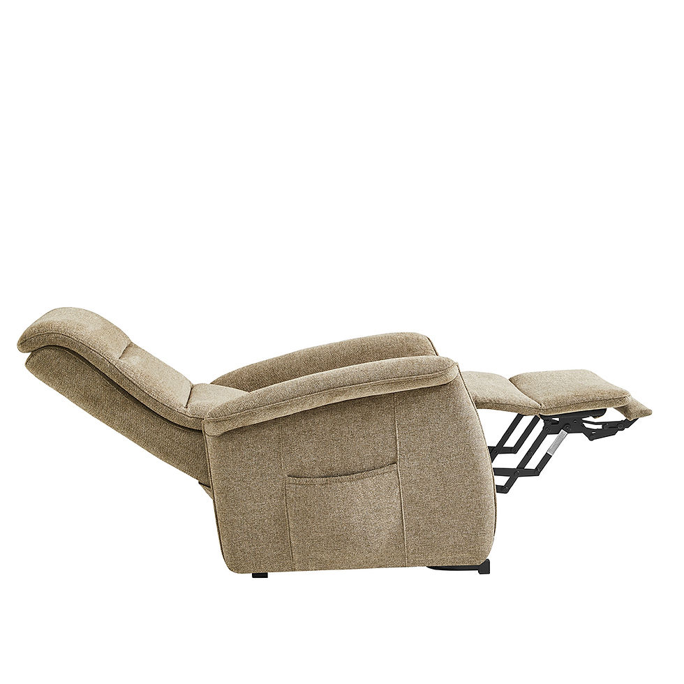 Thumbnail: Tasman Electric Recliner Lift Chair Taupe Beige