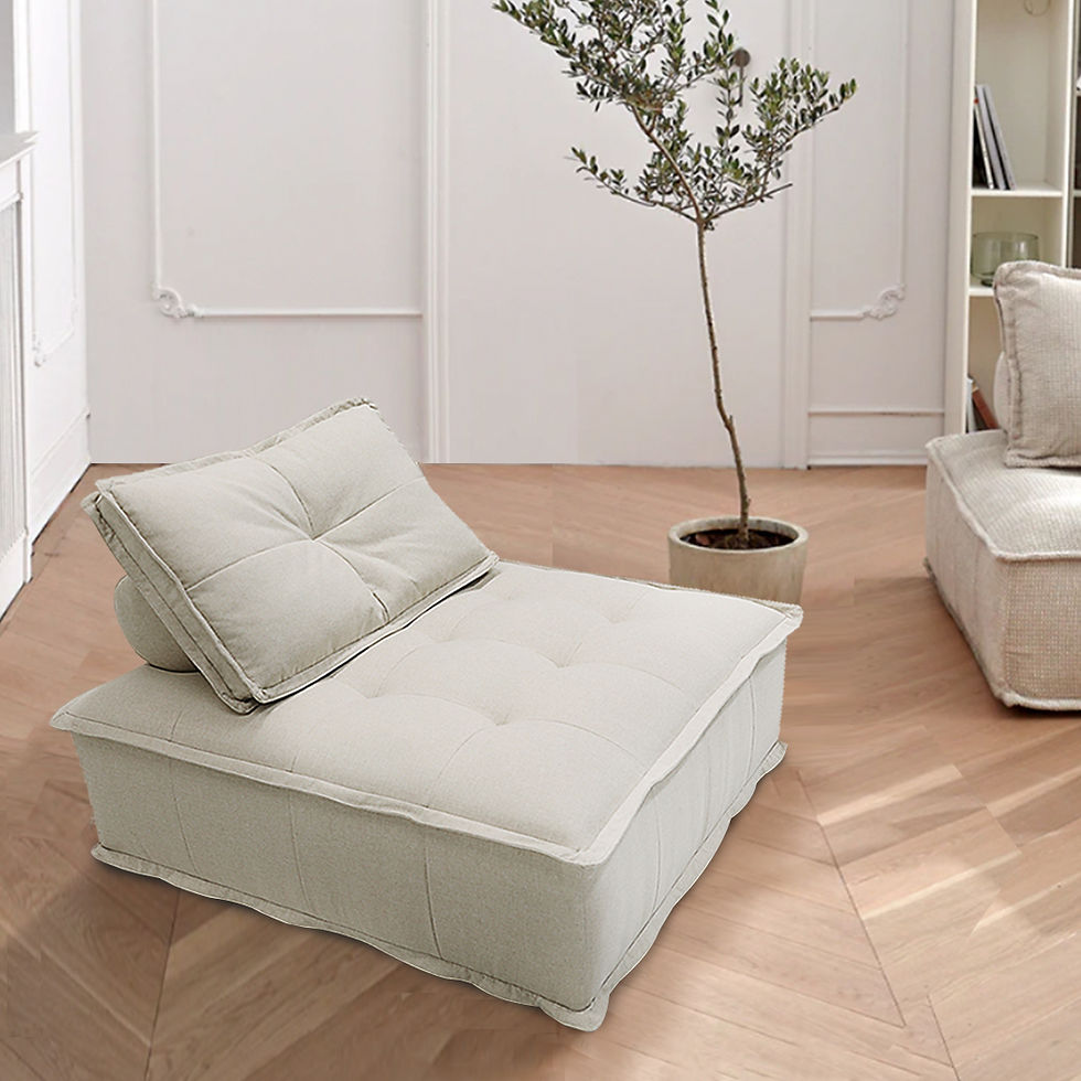 Thumbnail: Dawson Armless Sofa Grey Beige