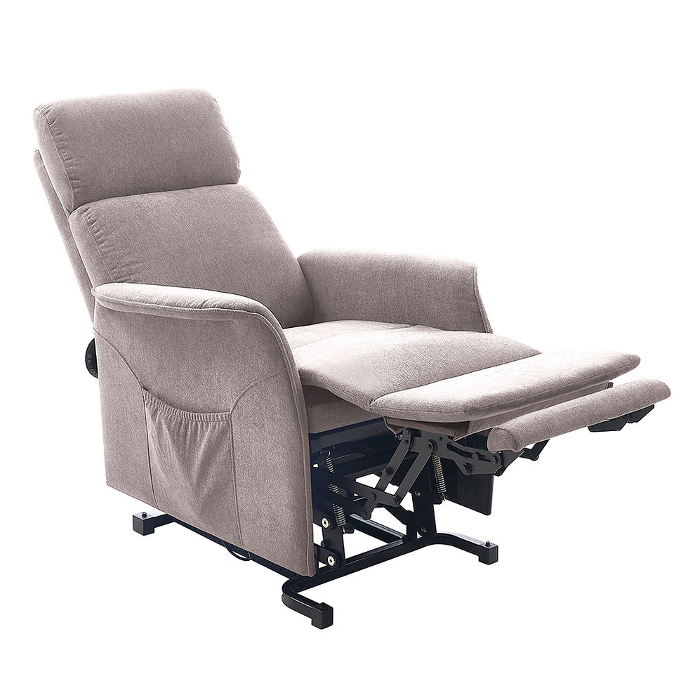 Thumbnail: Yass Electric Recliner Lift Chair Vanilla Beige