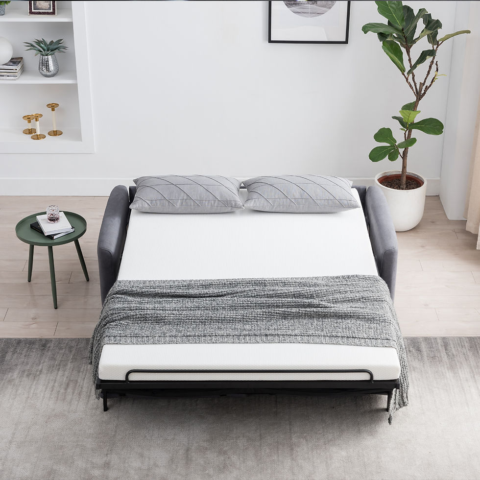 Thumbnail: Mateo 2 Seater Sofa Bed Grey
