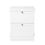 Thumbnail: Harper Freestanding 2 Drawer Bedside Table White