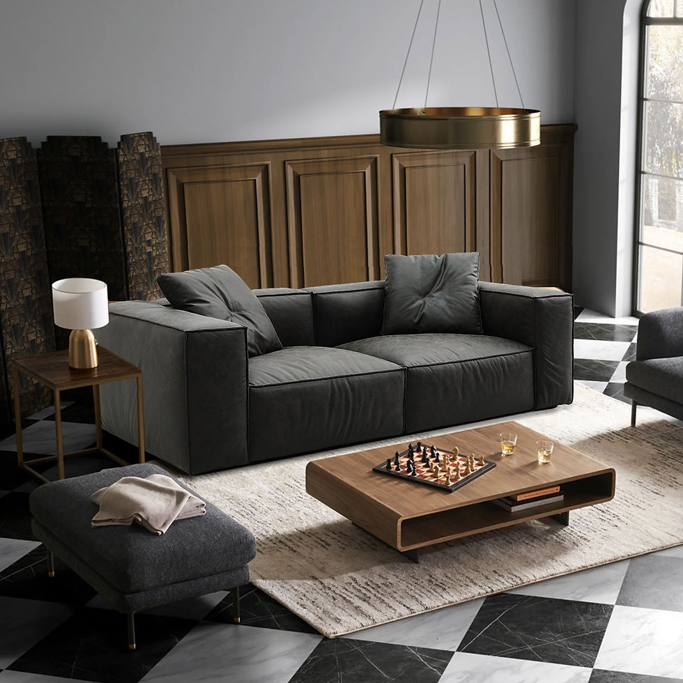 Thumbnail: Jonathan 3 Seater Sofa Grey