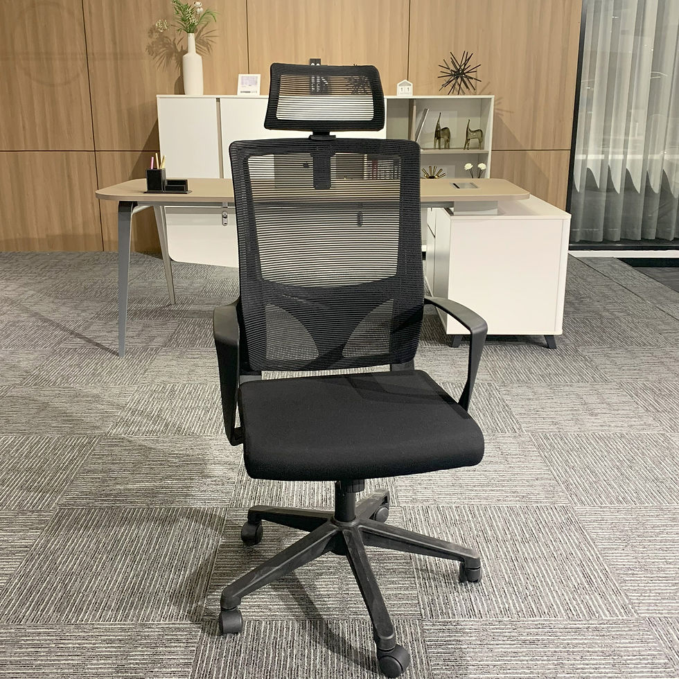 Thumbnail: Ephron High Back Office Chair  Black