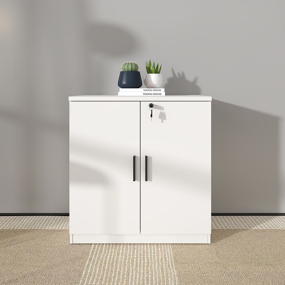 Thumbnail: Emery File Cabinet White