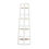 Thumbnail: Hawaii 4 Tier Display Ladder Corner Shelf Rack White