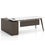 Thumbnail: Esma 2m L-shaped Executive Desk White and Grey