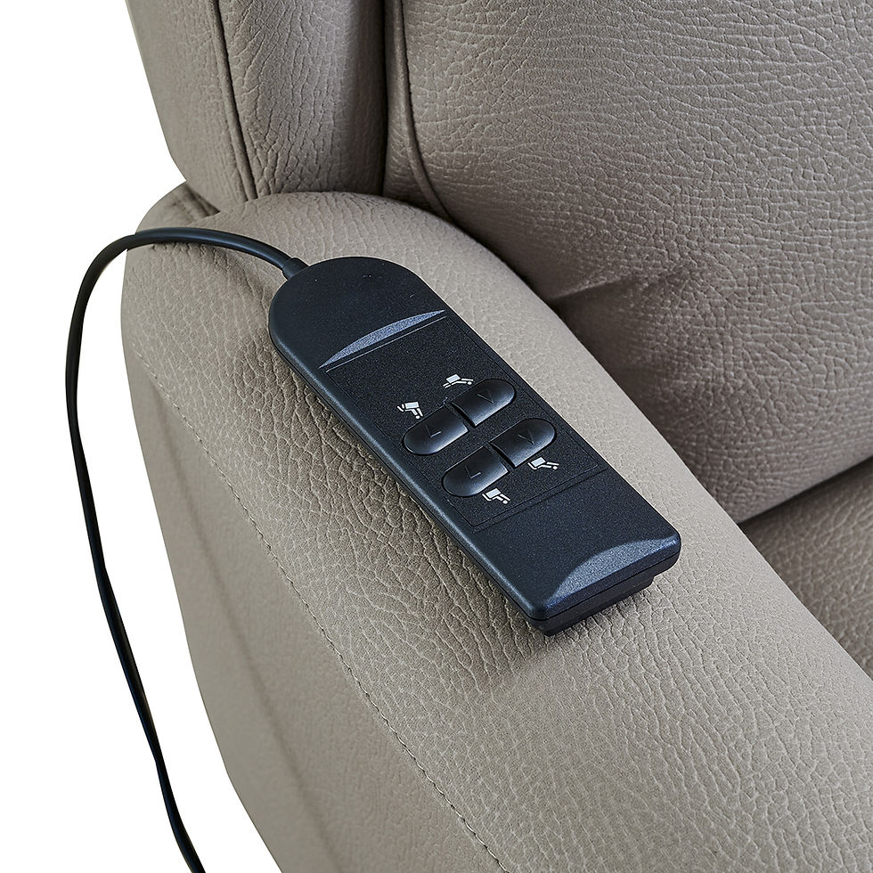 Thumbnail: Hobart Electric Recliner Lift Chair Taupe Beige