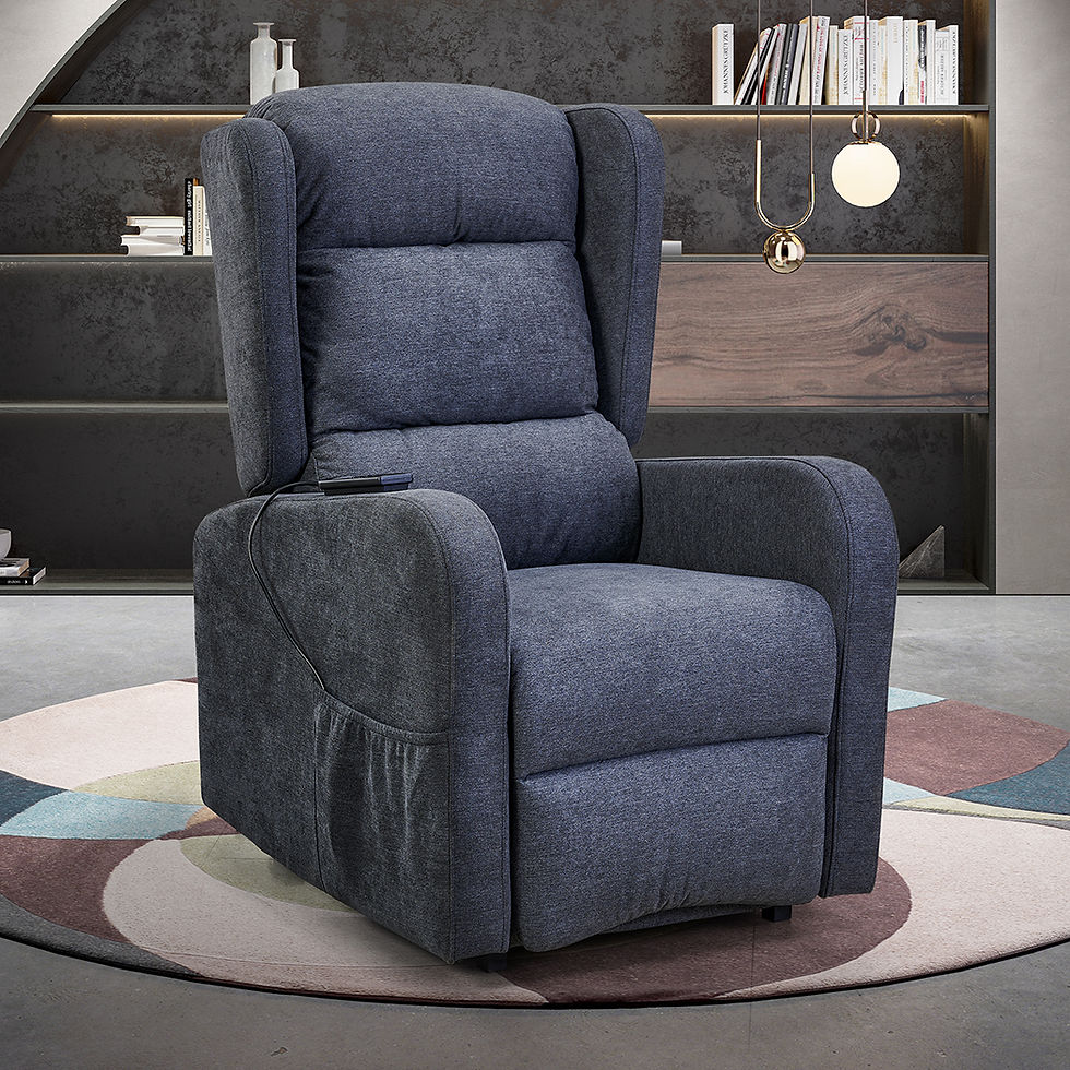 Thumbnail: Pardoo Electric Recliner Lift Chair Midnight Blue
