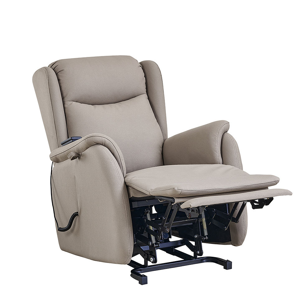 Thumbnail: Hobart Electric Recliner Lift Chair Taupe Beige