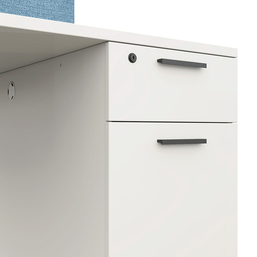 Thumbnail: Emery 2-Seater Office Table White